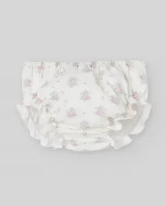 Детские шортики с цветочным узором коллекции Semilla Paz Rodríguez, светло-зеленый