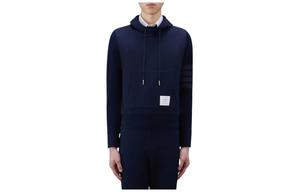 Худи с 4-петлевым капюшоном THOM BROWNE, синий