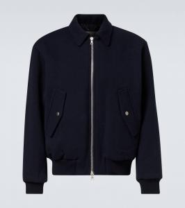 Венло шерстяной блузон Dries Van Noten, Navy