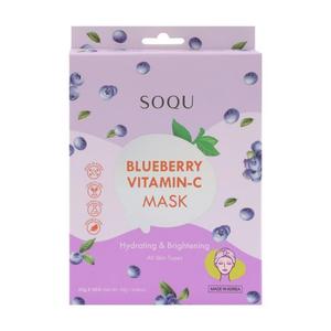 Маски для лица с черникой и витамином С SOQU