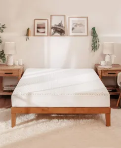 Гипоаллергенный водонепроницаемый охлаждающий наматрасник с медным покрытием, размер California King Nestl, белый