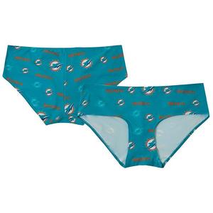 Женские трусы-боксеры Concepts Sport Aqua Miami Dolphins Mosaic Allover Print Unbranded