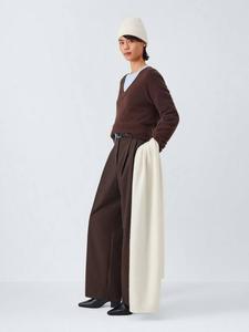 Шарф с пайетками из смесового кашемира John Lewis, Ivory