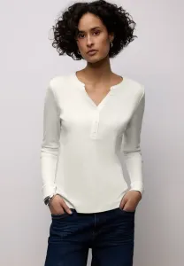 Топ с длинными рукавами от unifarbe Street One, Weiß