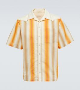 Полосатая рубашка для боулинга Sunrise Wales Bonner, Orange Multi