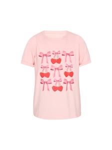 Женская футболка розового цвета faina