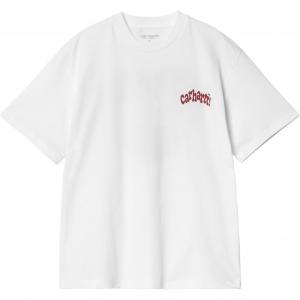 Carhartt WIP Футболка Amour с коротким рукавом 'White/Tuscany'