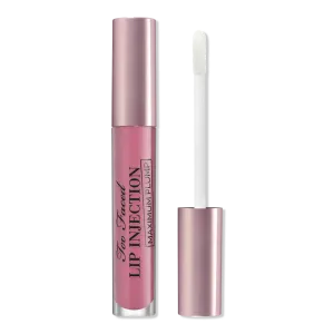 Блеск для увеличения объема губ Lip Injection Maximum Plump Extra Strength Lip Plumper Gloss Too Faced, Full Send (true mauve)
