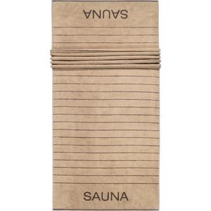 Полотенца для сауны balance doubleface Cawoe, песочный