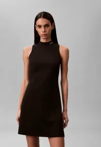 Платье из трикотажа интерлок Calvin Klein Jeans, Black