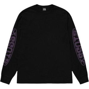 Футболка Pill с длинным рукавом Stussy, черный