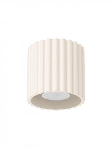 Nice Lamps Потолочный светильник ZORA 1 бежевого цвета, высота 10 см