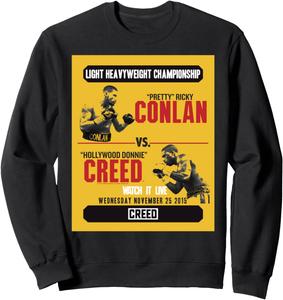 Толстовка с постером чемпионата мира по регби в полутяжелом весе Creed, черная