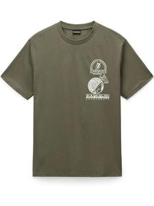Футболка S-Funes Ss зеленого цвета Napapijri