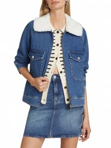 Rails Джинсовая куртка Cheyenne из шерпы цвета индиго