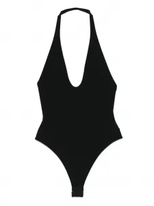 Боди с открытой спиной Maison Close, черный