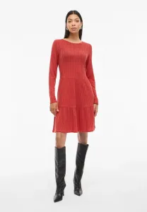 Платье-Свитер vielita langärmeliges Vila, Pompeian Red