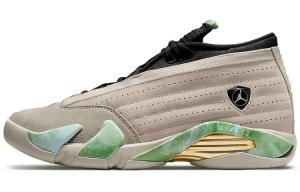 Кроссовки Jordan Air Jordan 14 Vintage Basketball Women, серый/зеленый