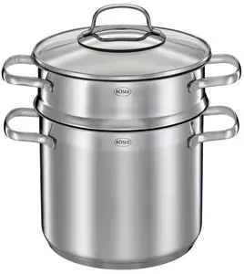 Кастрюля для спагетти Rösle Elegance, серебряный