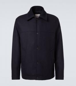 Пуховик Emilion из смесовой шерсти Moncler, Deep Indigo