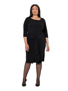 Ulla Popken Черное платье миди