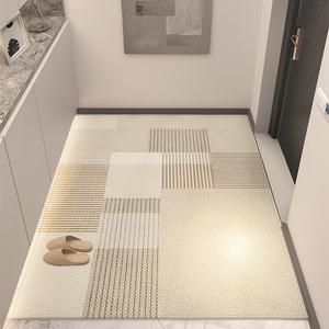 Dajiang Ковер 140х200 см для прихожей, грязеотталкивающий, не скользящий, из бельгийского вельвета, можно разрезать