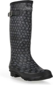 Женские резиновые сапоги Regatta Wellington, Blkanimalprt