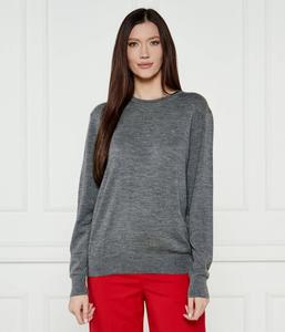 Шерстяной свитер Loose fit Polo Ralph Lauren, серый