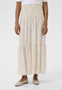Юбка макси Kaffe, бежевый