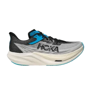 Кроссовки HOKA Rocket X 3 'White Black Blue', белый