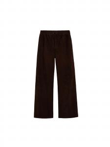 Scalpers Широкие брюки в темно-коричневом цвете
