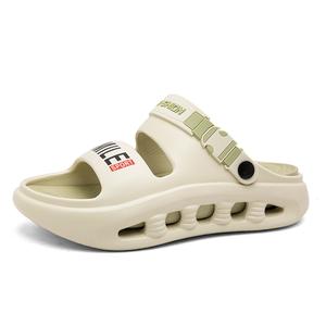 NANJIREN Пляжные сандалии мужские, черно-серые