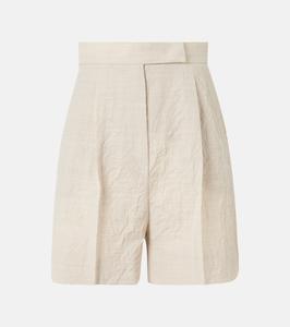 Шорты из натуральной шерсти Abisso Max Mara, Hose Beige