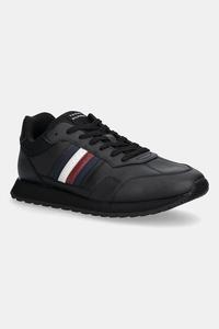 Кроссовки RUNNER EVA LTH STRIPES Tommy Hilfiger, черный
