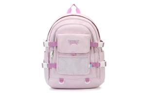 VANWALK Полиэстеровый рюкзак обычный унисекс белый, Cream Pink