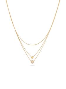 Elli Колье из серебра 925 пробы с золотым покрытием