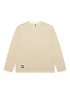 Футболка с длинными рукавами Aape By A Bathing Ape, бежевый