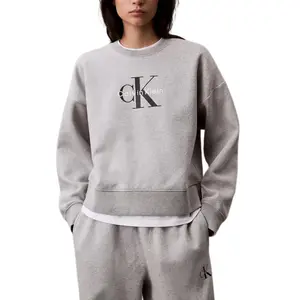 Серая женская толстовка Calvin Klein, серый