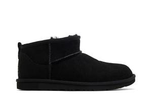 Ботинки UGG Classic Ultra Mini Boot Kids Black, черный