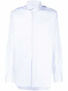 Рубашка в полоску Barba, синий