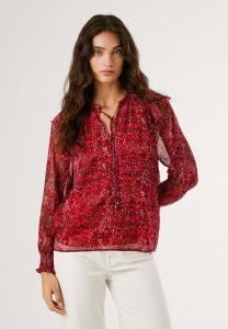 Блуза Pepe Jeans Blouse, Royal Red/Red