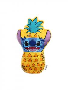 Lilo & Stitch Мягкая плюшевая подушка Лило и Стич, пушистая и приятная на ощупь, желтого цвета