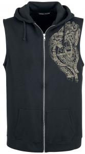 Жилет Outer Vision Ursus Tattoo Sweat Sleeveless Hoodie, черный