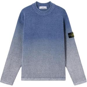Свитер с омбре-эффектом STONE ISLAND, синий