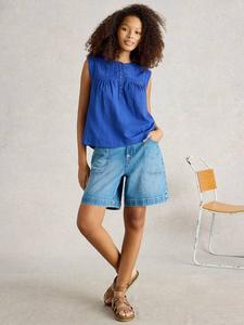 Рубашка Isla из хлопка Dobby White Stuff