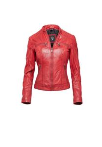 Кожаная куртка H.I.S, красный