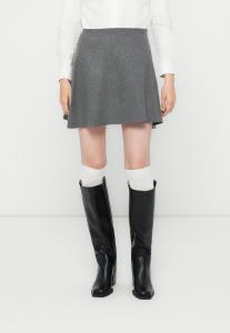 Юбка ONLY ONLCOCO LIFE SKATER SKIRT, Medium Grey/Mottled Grey