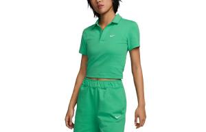 Рубашка поло серии Sportswear Essentials женская, весенне-зеленая Nike