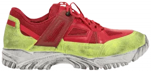Кроссовки Maison Margiela Security Dirty Treatment Sneakers 'Red Yellow', красный