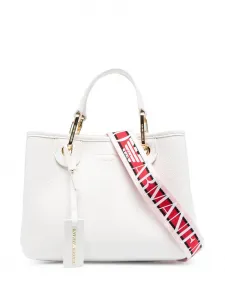 Сумка-тоут с логотипом EMPORIO ARMANI, белый